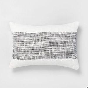 14" x 20" Textured Lumbar Throw Pillow